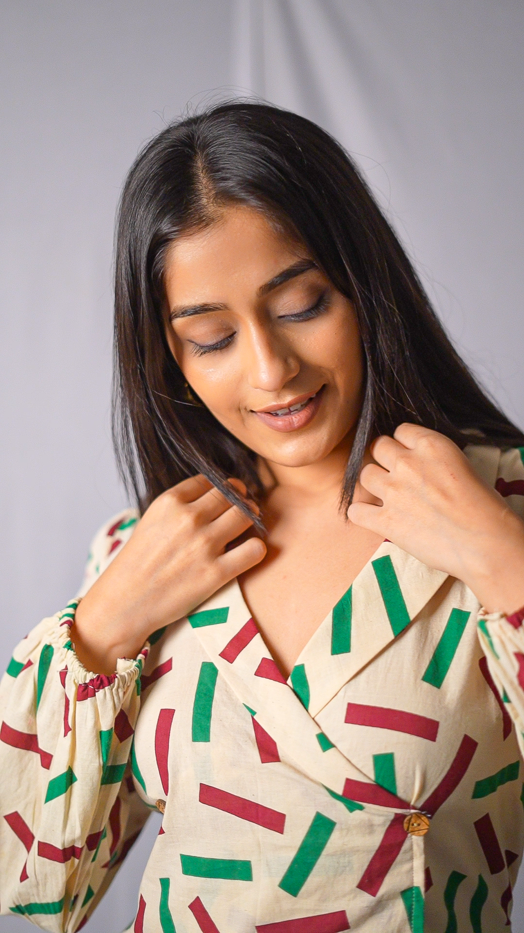 Printed Blazer dress