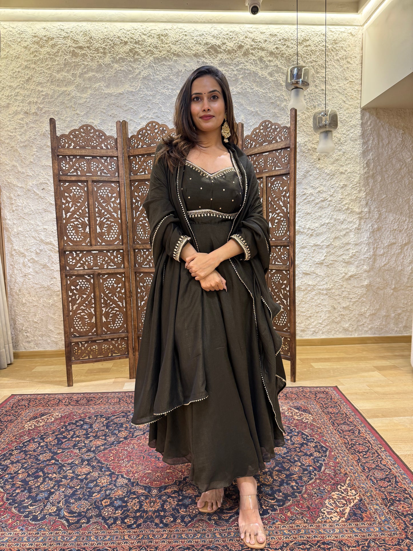Black Anarkali Dress