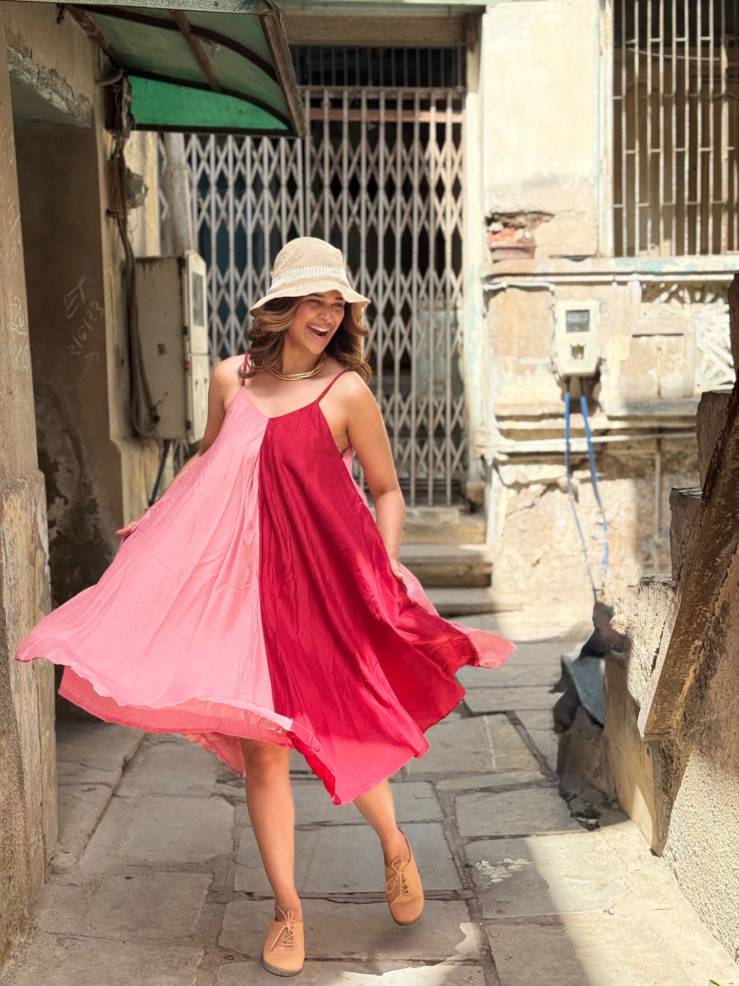 Colour Block Dress