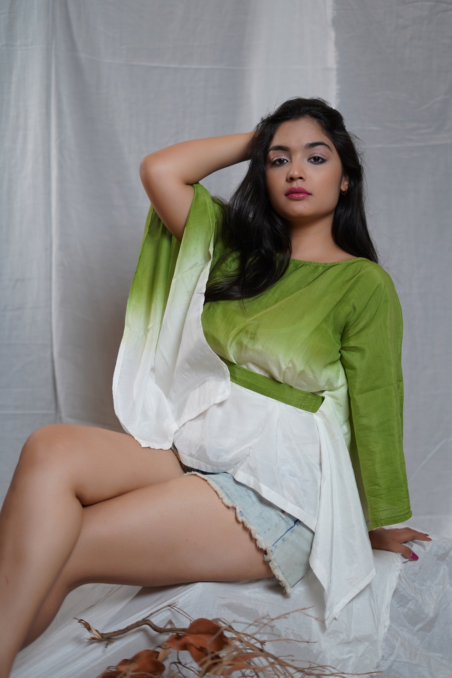 Ombre Kaftan Top