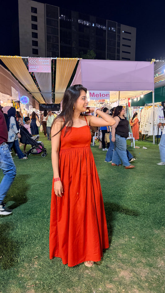 Orange Dress