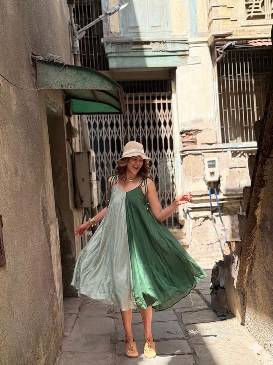 Summer Colour Block Dress