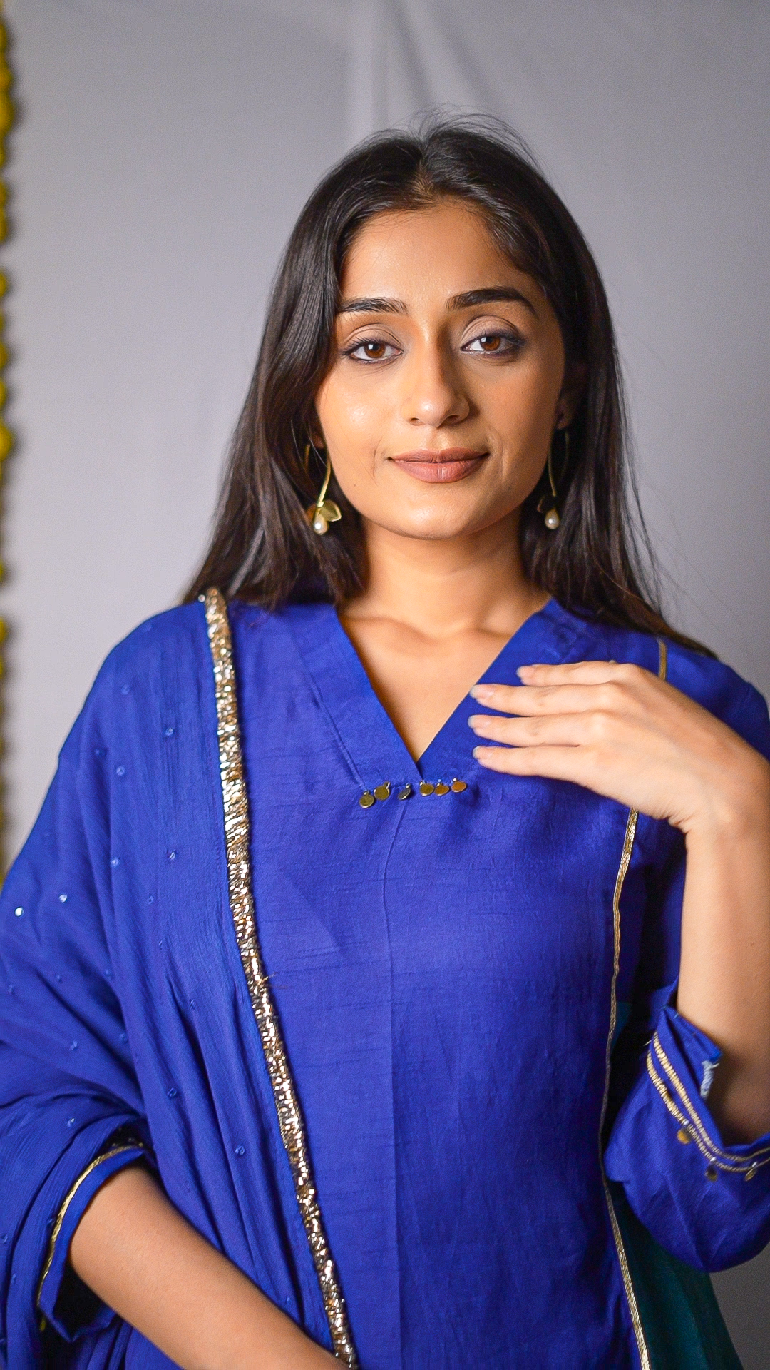 Morpankh Neela dress set
