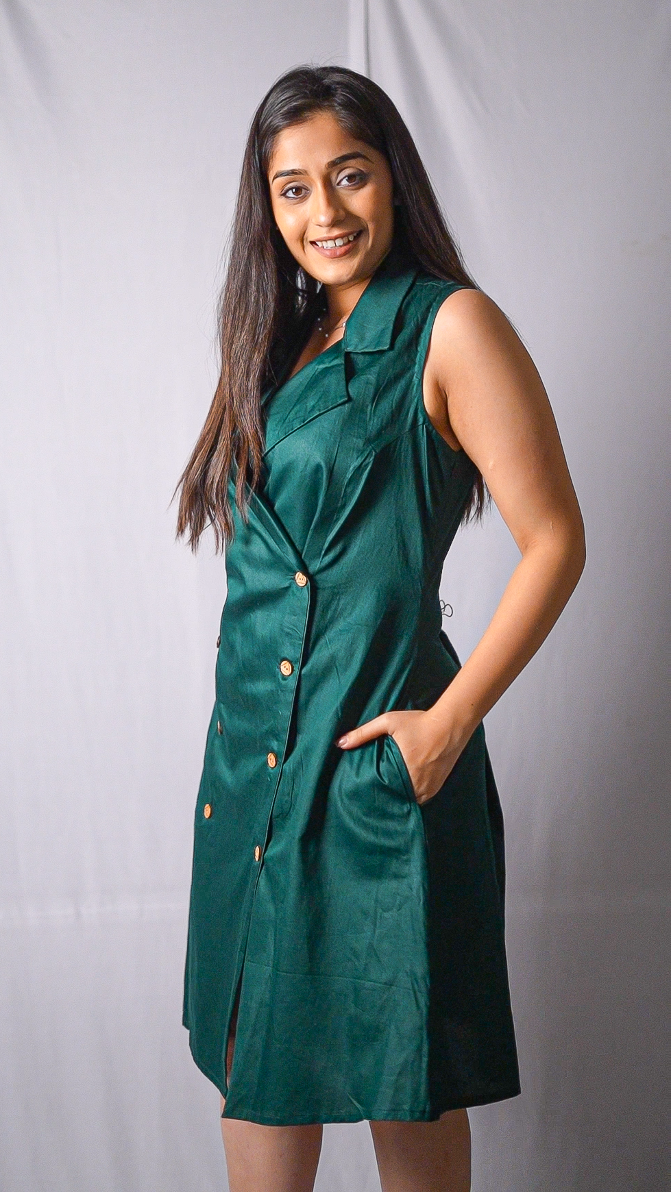 Sleeveless Blazer dress