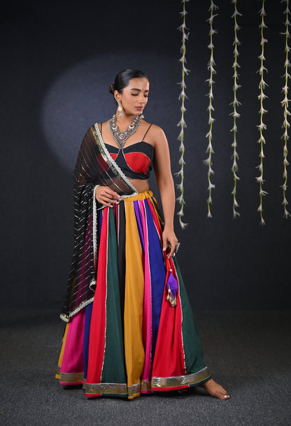 Multicolor Lehenga set
