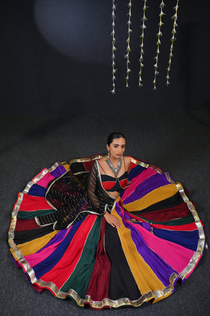Multicolor Lehenga set