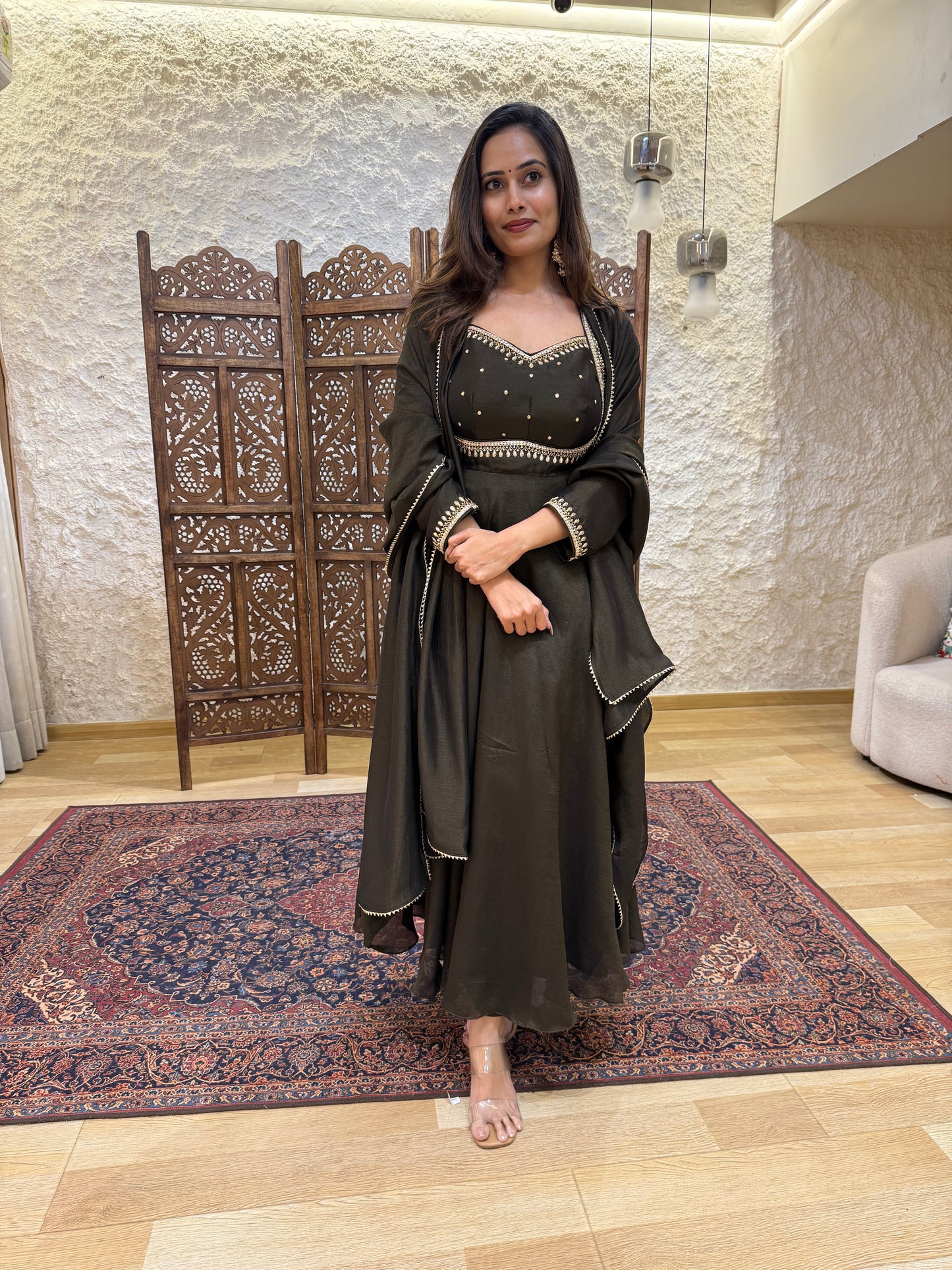 Black Anarkali Dress