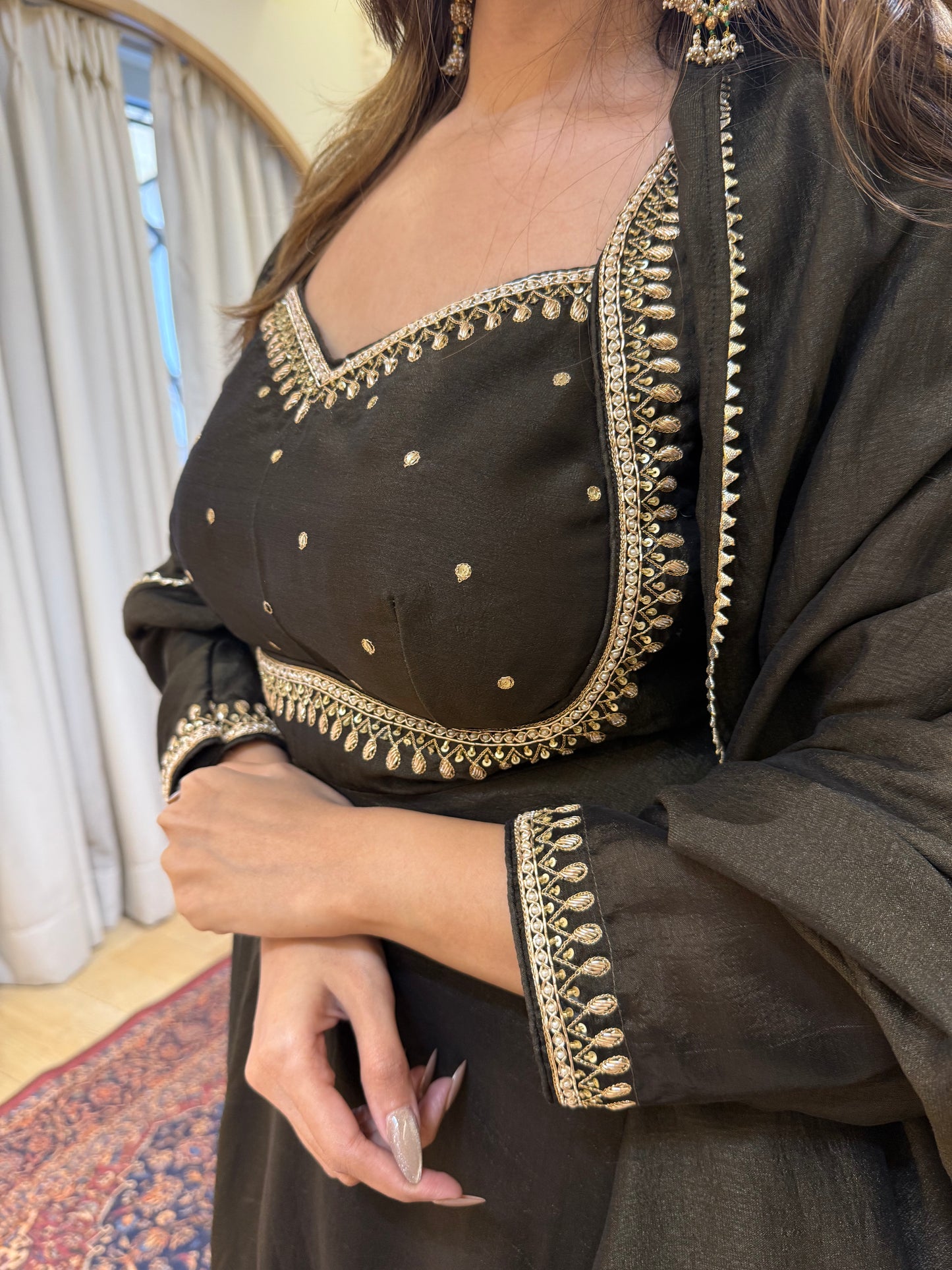 Black Anarkali Dress