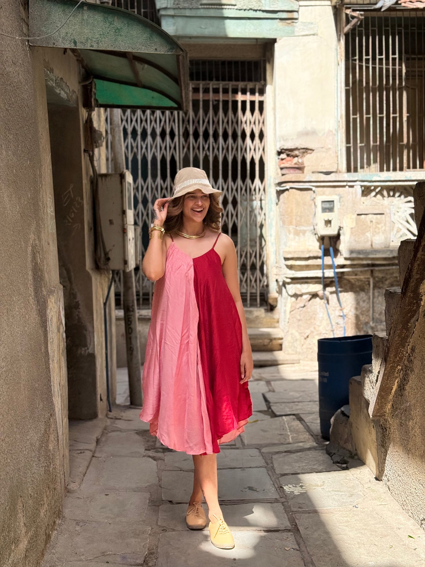 Colour Block Dress