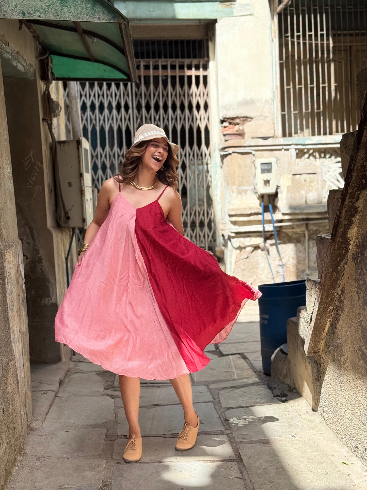 Colour Block Dress