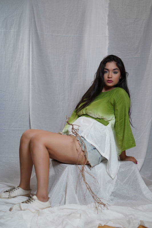 Ombre Kaftan Top