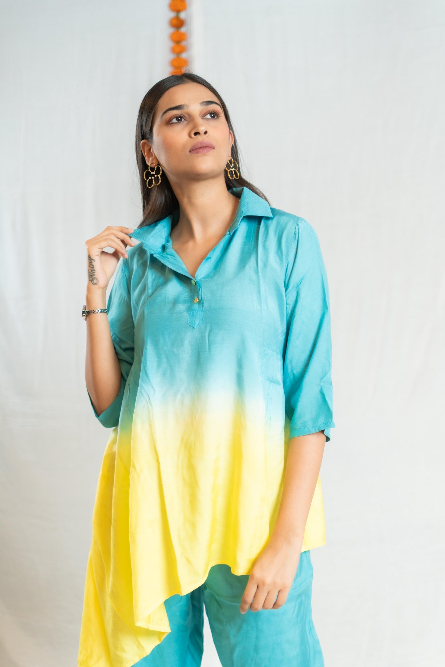 Asymmetrical Ombre coordset