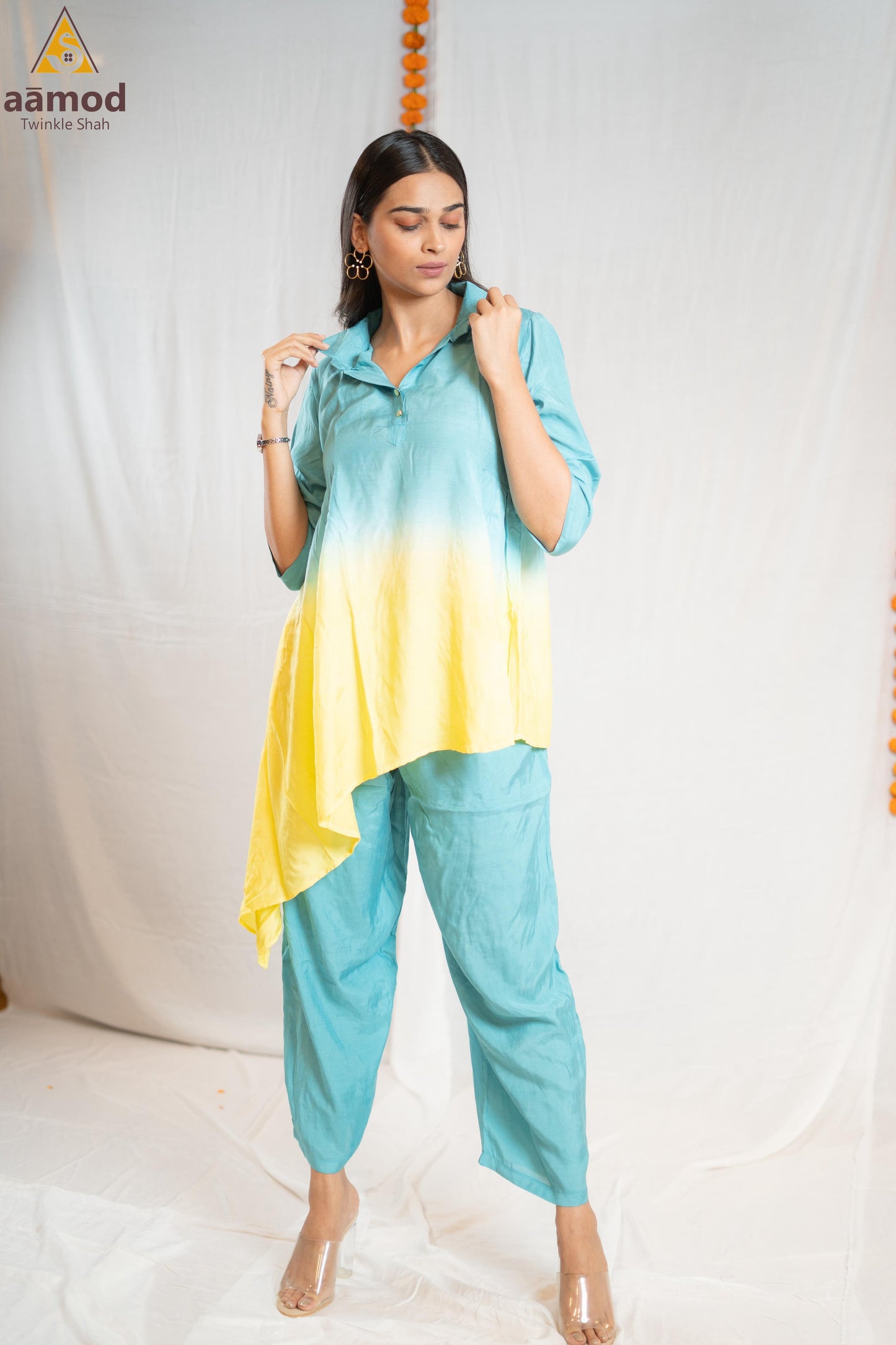 Asymmetrical Ombre coordset
