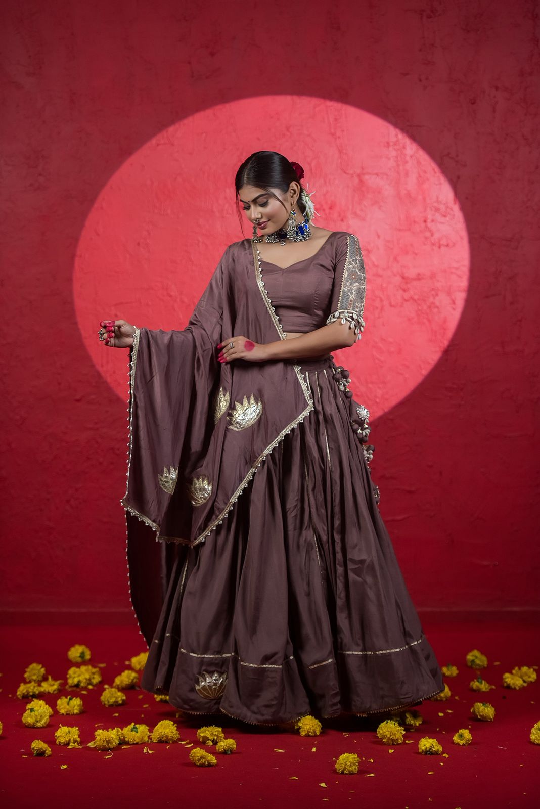 Brown lotus full set