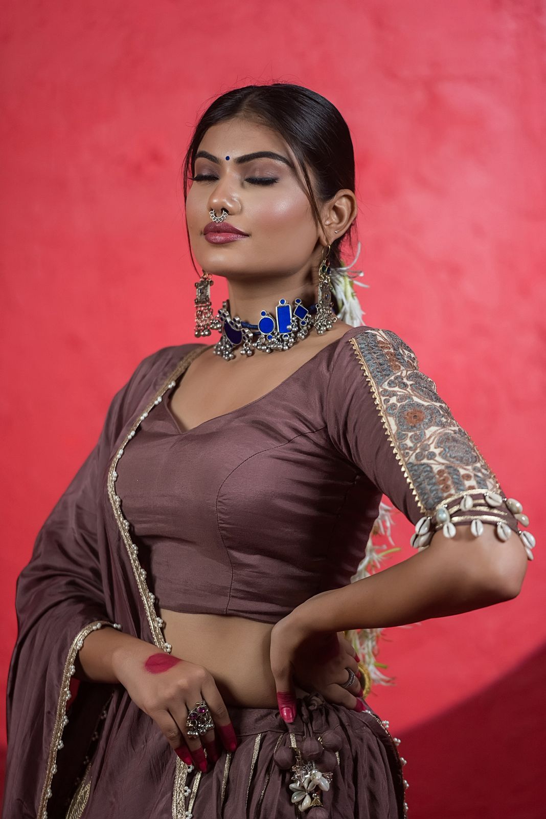 Brown lotus full set