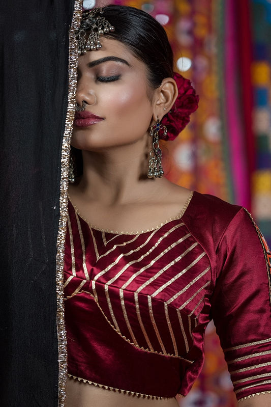 Maroon extra kali set